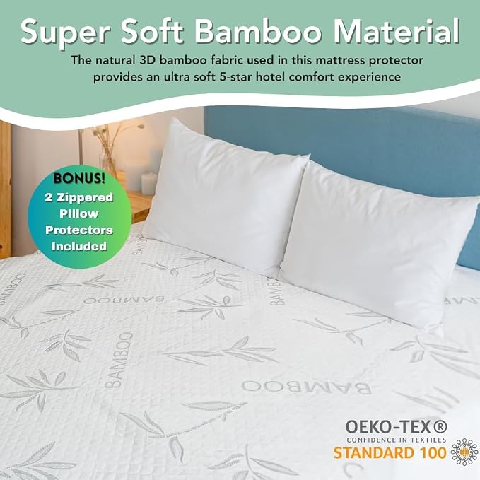 Bamboo Rayon Mattress Protector - Image 6