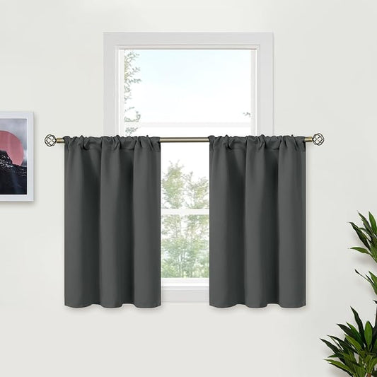 BGment Small Blackout Curtains 36 Inch Length by BGment