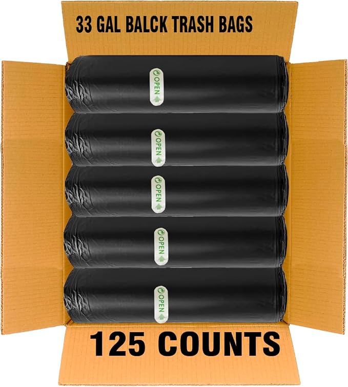 33 Gallon Trash Bags, Construction, Industrial, Janitorial - Image 4
