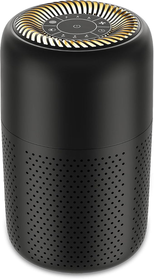 Small Air Purifiers for Bedroom Home Dorm Up to 600 sqft, 20 dB Quiet Desktop by VhoiuAirPurifierforBedroom