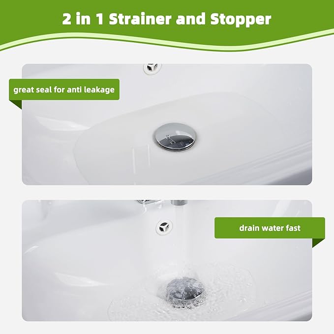 Universal Bathroom Sink Drain Strainer Hair Catcher Upgraded - Image 5