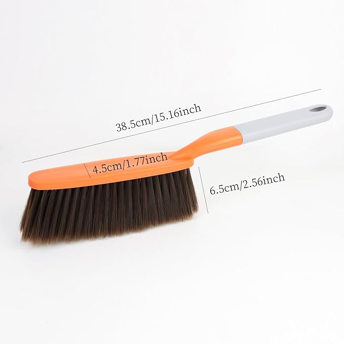 1 Pack 15" Soft Bristle Hand Broom, Counter & Couch Brush, Dusting & Hair - Image 8