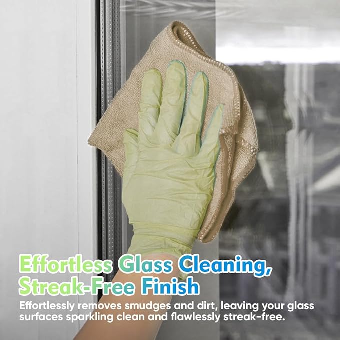 HOMEXCEL Microfiber Cleaning Cloth 6 Pack 12.5 x 12.5 inch Microfiber Towels - Image 3