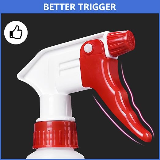 6 Pack Universal Spray Bottle Replacement Nozzle, Mist & Stream Trigger Sprayer - Image 5