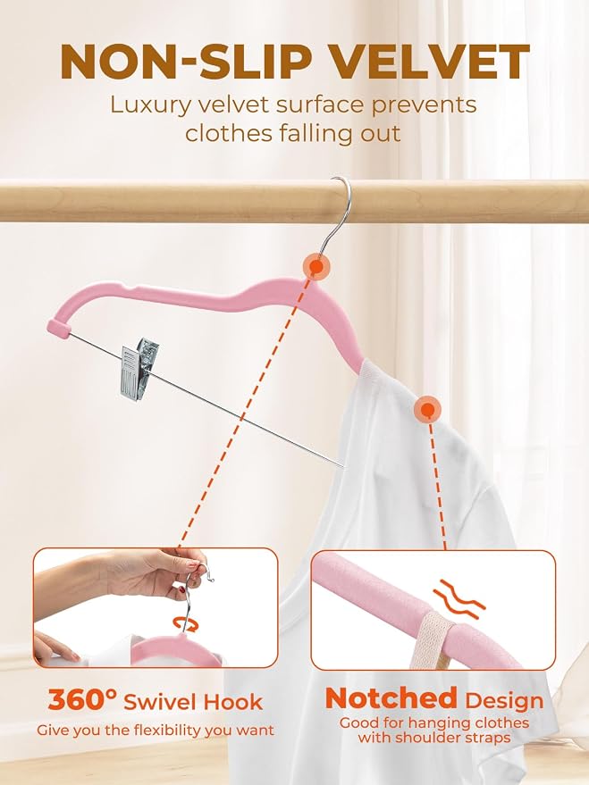 HOUSE DAY Velvet Skirt Hangers - Image 7