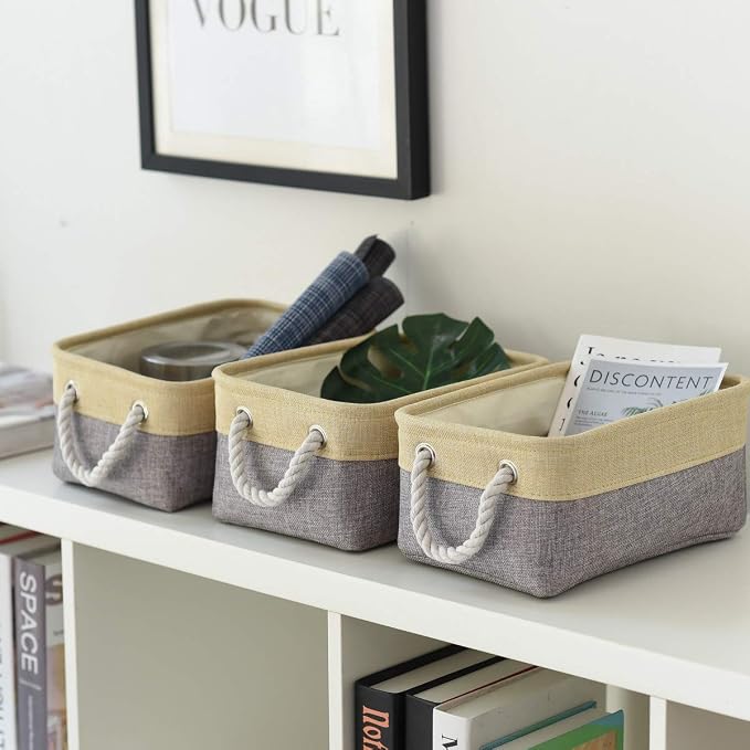 TheWarmHome Storage Bins for Organizing, Sturdy Storage Basket, Decorative - Image 8