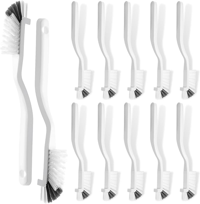 Yinkin 12 Pcs Kitchen Scrub Brush Bulk Sink Bathroom Edge Corner Cleaning Brush by Yinkin