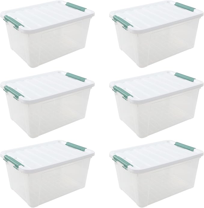 6-Pack 20 L Plastic Storage Box - Image 7