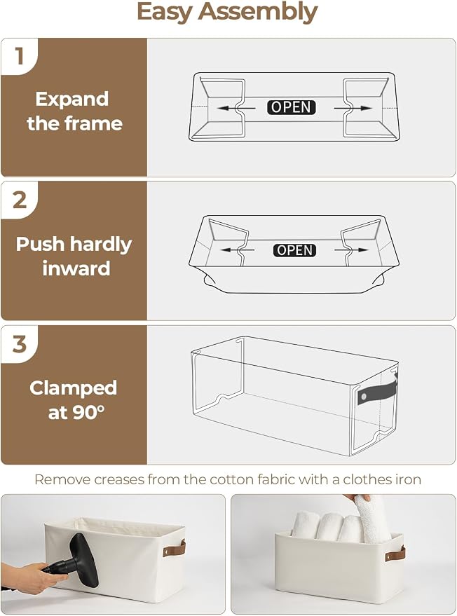 StorageWorks Narrow Storage Bins, Small Basket - Image 5