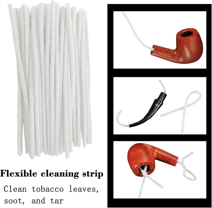 WAFJAMF Multifunctional Pipe Cleaning Kit, 50 Pieces of Cleaning Strip 1 Pcs - Image 4
