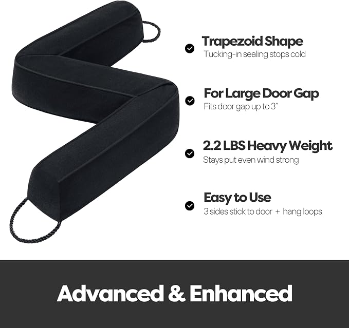 Comfyanno 38 Inch Weighted Door Draft Stopper - Image 2
