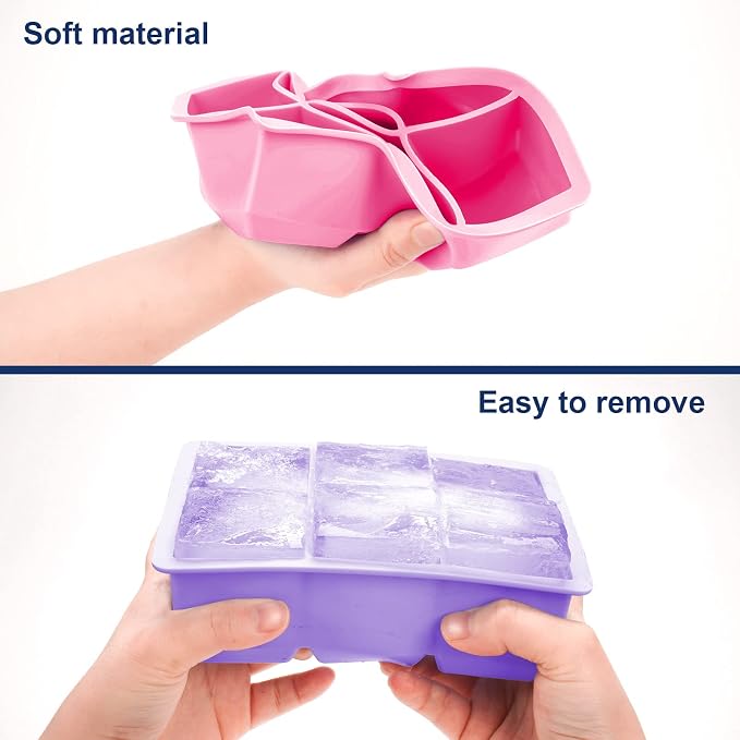 Silicone Ice Cube Trays 3 Pack - Image 5