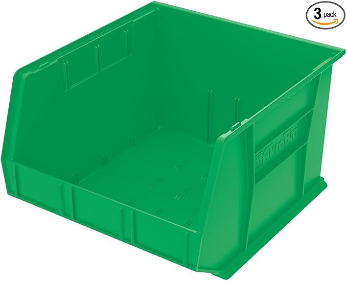 Akro-Mils 30270 AkroBins Plastic Storage Bins, Space-Saving Stackable Bins by Akro-Mils
