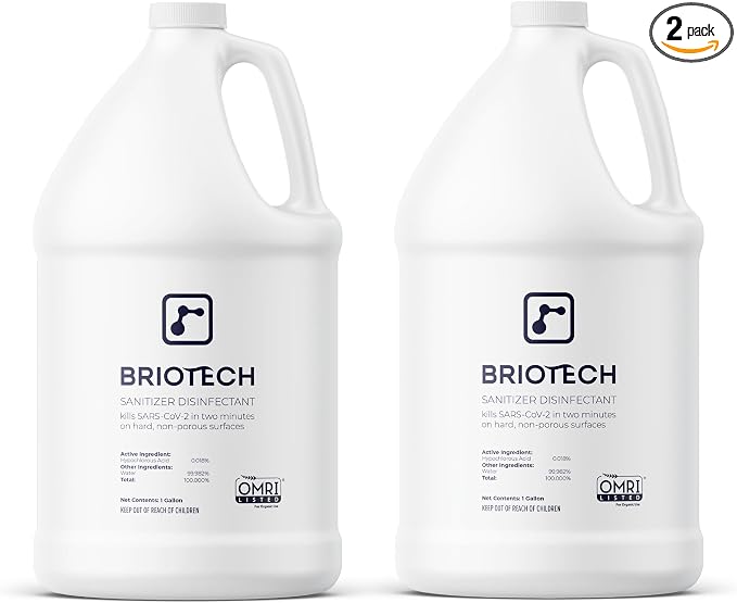 BRIOTECH Sanitizer Disinfectant Hypochlorous, Kill 99.99% of Viruses & Bacteria by BRIOTECHUSA