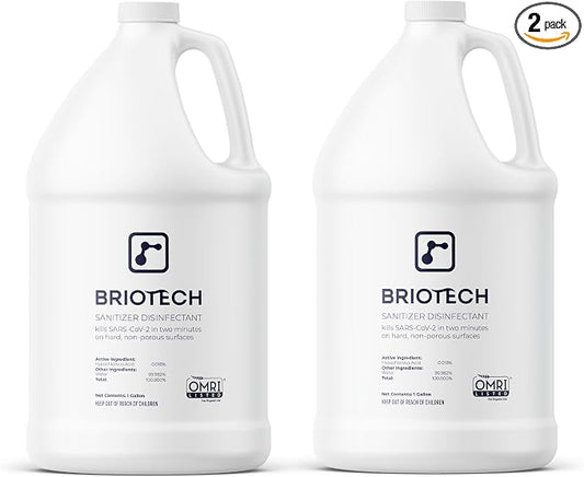 BRIOTECH Sanitizer Disinfectant Hypochlorous, Kill 99.99% of Viruses & Bacteria by BRIOTECHUSA