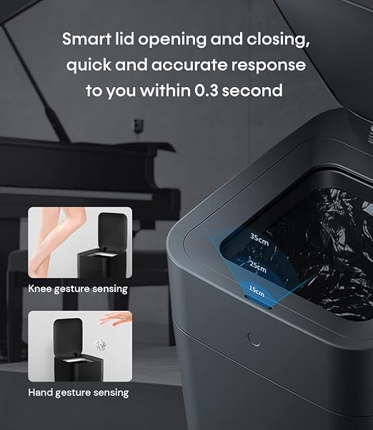 TOWNEW T1S 4.1 Gallon Automatic Self-Sealing and Self-Changing, Motion Sense - Image 6