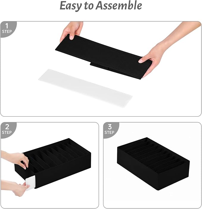 4 Packs T-shirt Drawer Organizers - Image 5