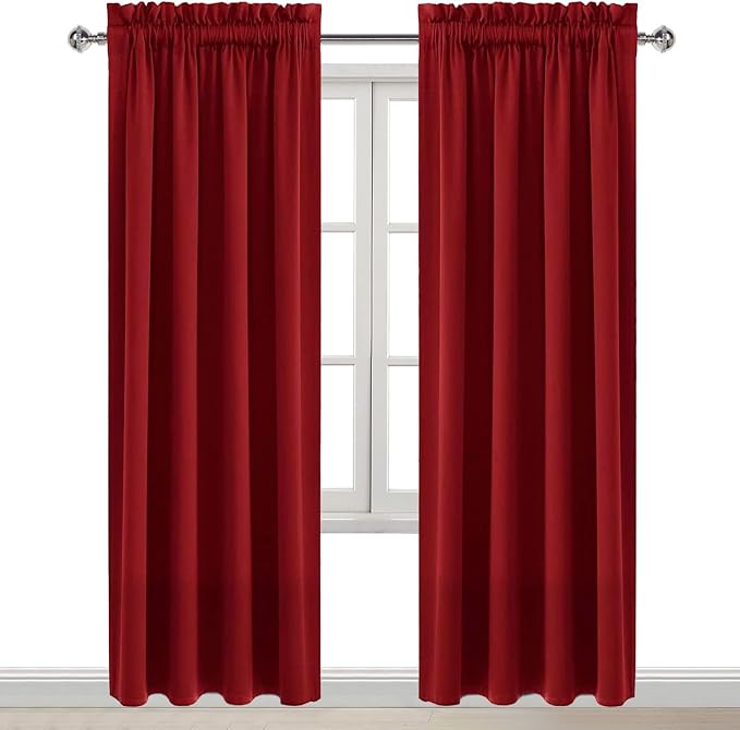 DWCN Christmas Blackout Curtains Room Darkening Thermal Insulated Bedroom - Image 9