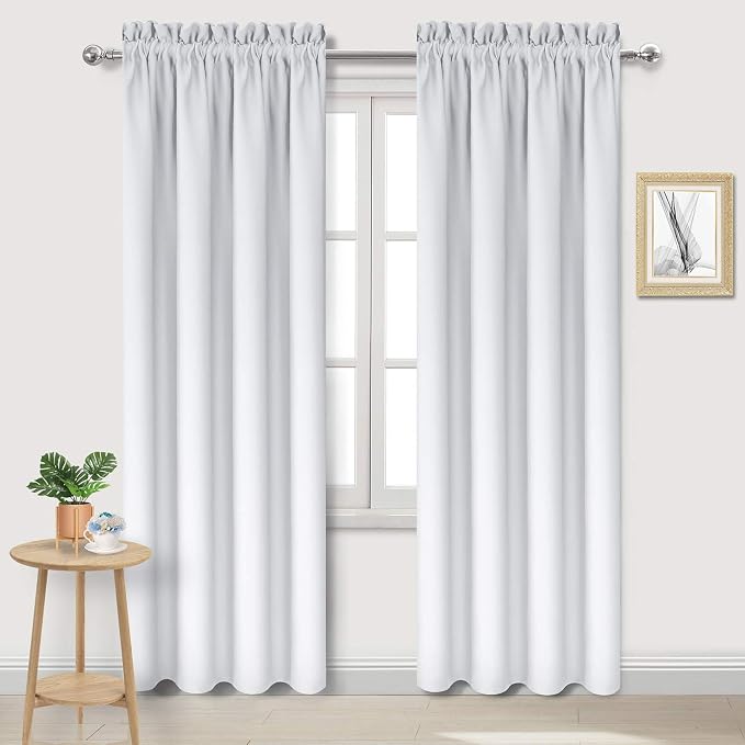 DWCN Blackout Curtains for Bedroom – Thermal Insulated Room Darkening Drapes by DWCN