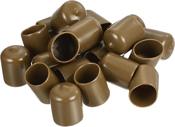 uxcell 20pcs Rubber End Caps 21mm ID Vinyl PVC Round Tube Bolt Cap Cover Screw - Image 4