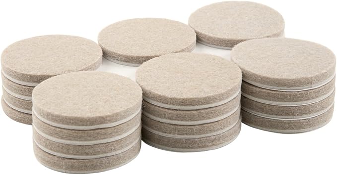 SOFTTOUCH 1 1/2" Round Heavy Duty Felt Furniture Pads - Image 3