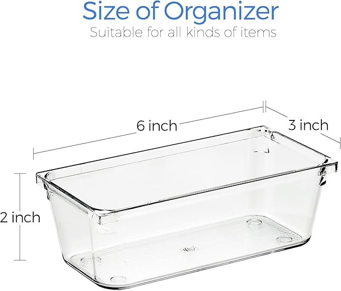 Ravinte 6 Pack Drawer Organizer - Image 3