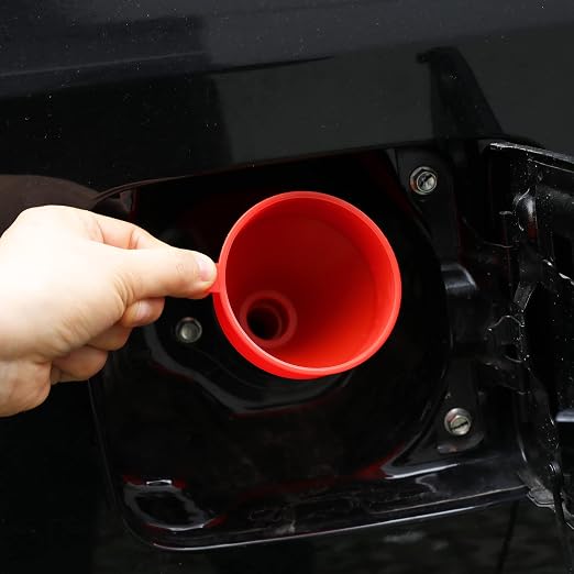 Flexible Fuel Funnel with Long Hose Plastic Small Wide Mouth Filling Funnel Car - Image 7