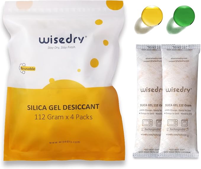 wisedry 112 Gram Silica Gel Desiccant Packs by wisedry