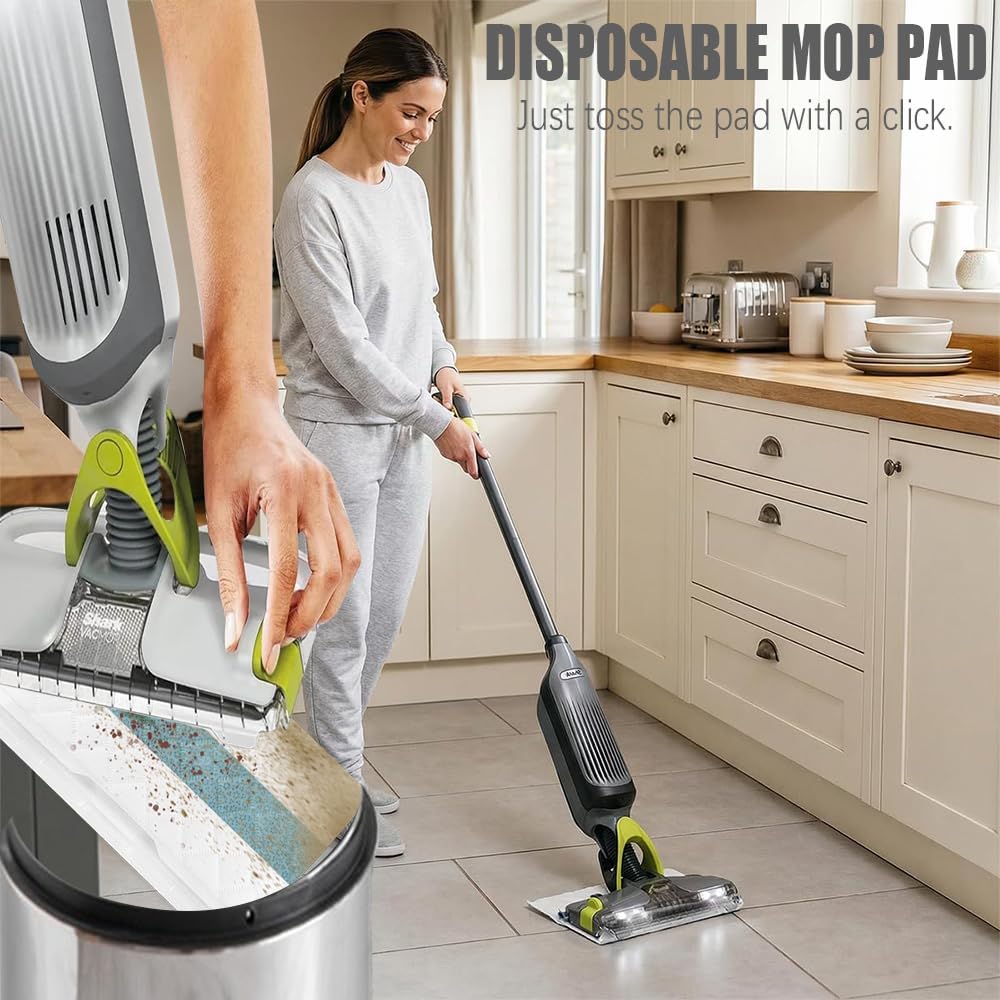 10-Pack Disposable mop Replacement Pad, Suitable for Shark Vacmop Pro VM252, VM200, VM190, VM250, VM251, VM200C, VM252C, QM250, VC205 Vacuum Cleaner mop Replacement Pad