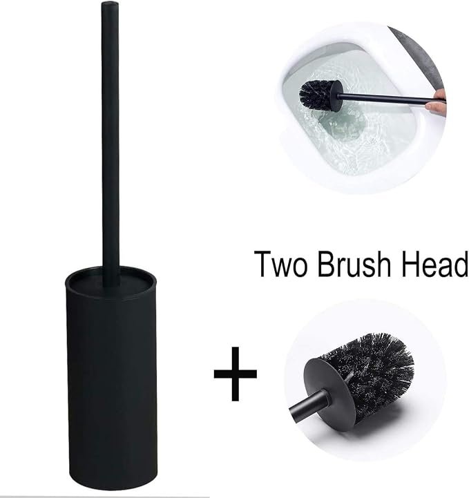 BGL Stainless Steel 304 Black Toilet Bowl Brush and Holder Set Cleaning Tool - Image 5