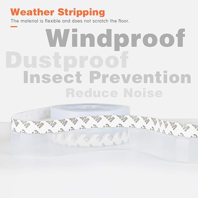 26 Feet Silicone Seal Strip, Transparent, 35MM - Image 2