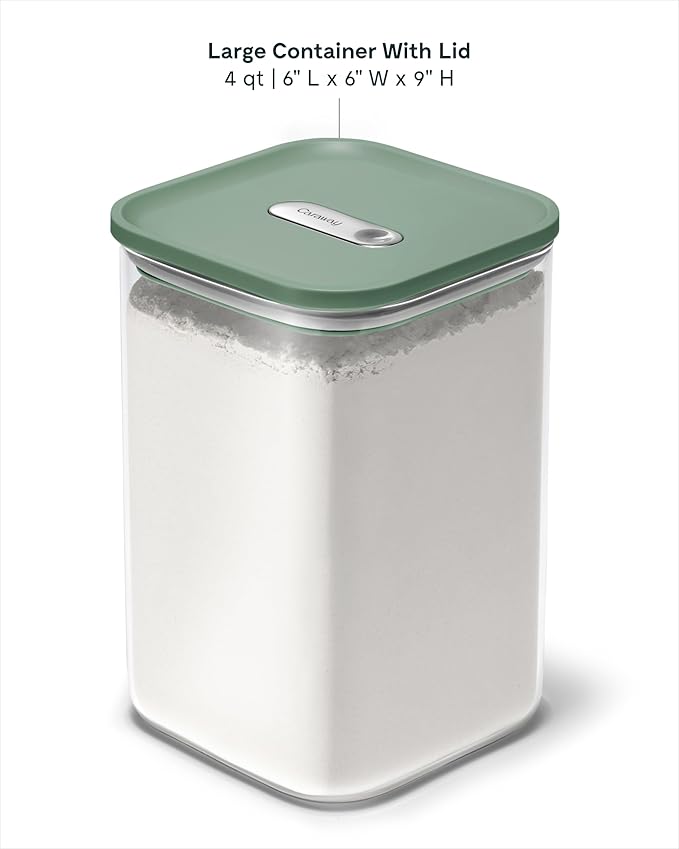 Caraway 4qt Glass Airtight Food Storage Container - Image 3