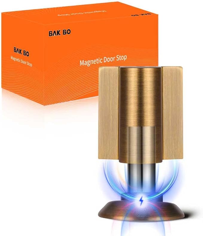 Bak Bo Magnetic Door Stoppers 1 Pack Bottom of Door Holder Keep Door Open No by BakBoHardware