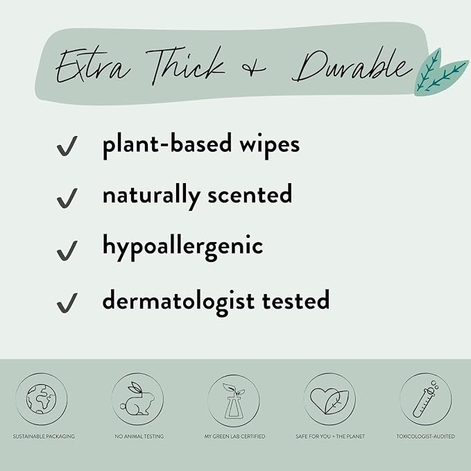 The Honest Company Nourish and Cleanse Naturally Scented Wipes Cleansing - Image 5