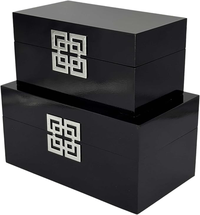 Galt International Storage Box Set Decorative Storage Box w/Hinged Lid Classic - Image 2