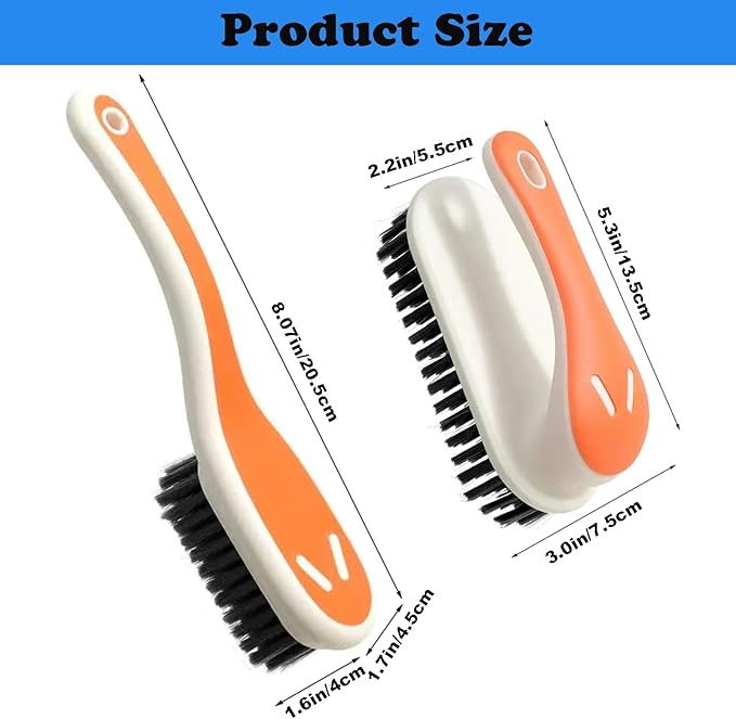 Soft Bristle Scrub Cleaning Brush Stain Remover Brush Fabric Cleaning Brush - Image 2