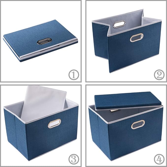 PRANDOM Large Collapsible Storage Bins - Image 5