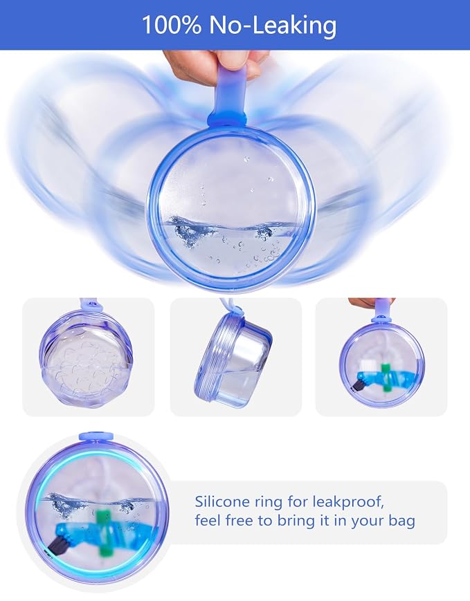 Leak Proof Portable Denture Bath Case Denture Cleaning Cup, False Teeth Holder - Image 6
