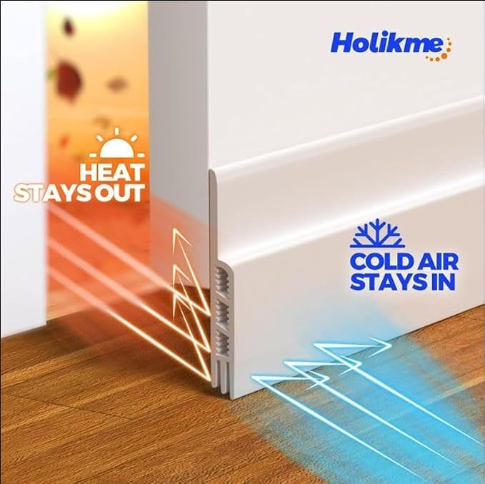 Holikme Door Draft Stopper Under Door Draft Blocker Insulator Doors Sweep - Image 8