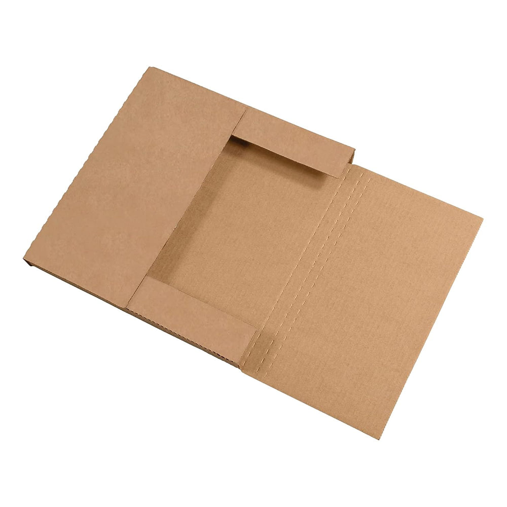 AVIDITI Easy-Fold Corrugated Cardboard Mailing Boxes, 12 1/2"L x 12 1/2&...