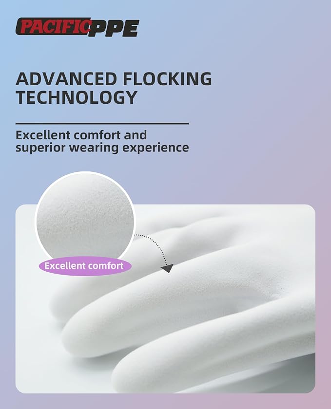 PACIFIC PPE 2 Pairs Reusable Dishwashing Cleaning Gloves - Image 3