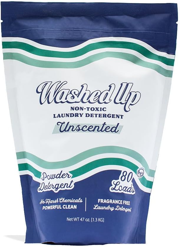 Unscented Laundry Detergent Powder | Fragrance-Free | Safe by WashedUpGoods
