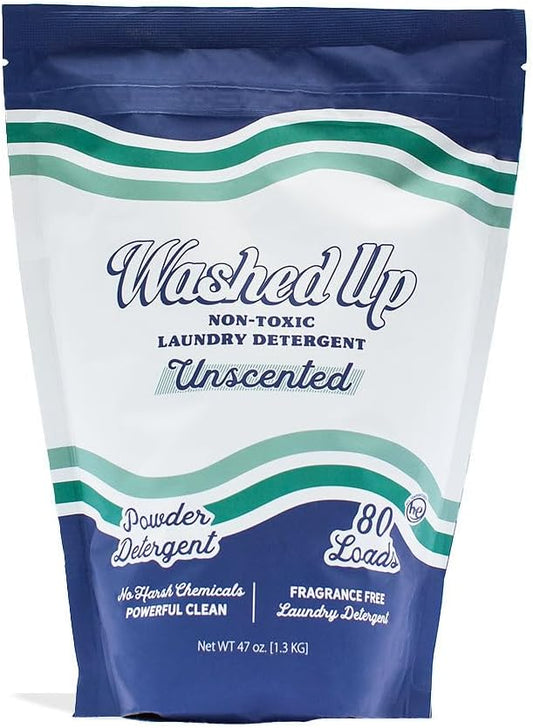 Unscented Laundry Detergent Powder | Fragrance-Free | Safe by WashedUpGoods