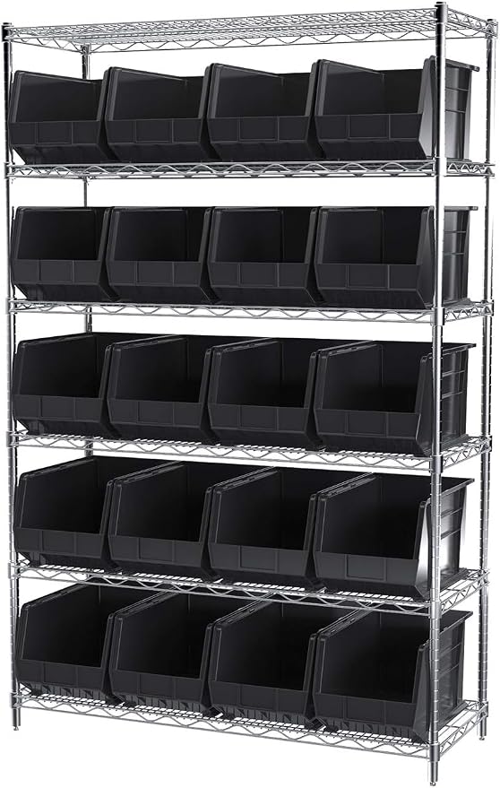 Akro-Mils 30260 AkroBins Plastic Storage Bins, Space-Saving Stackable Bins - Image 5