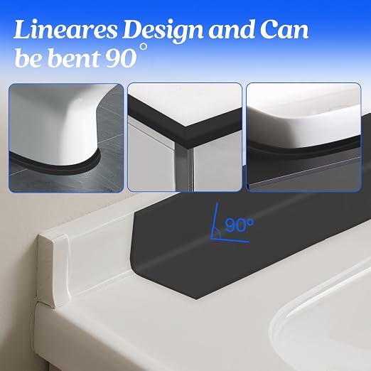 ABSOFINE Caulk Tape Waterproof Self Adhesive, Shower Seal Strip - Image 3