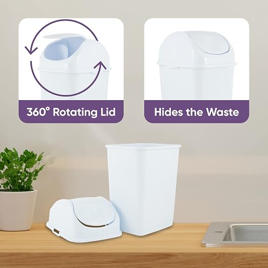 Superio Mini Desktop Trash Can - Image 6