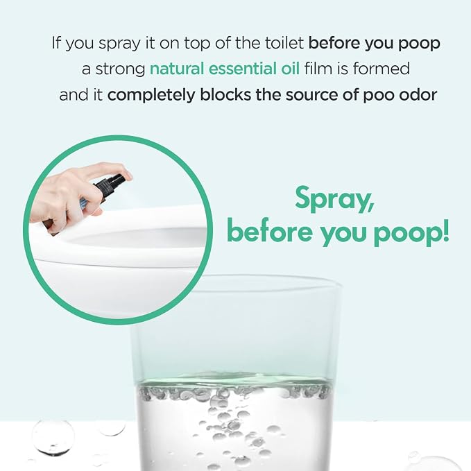 Pre-Poop Aromatic Bathroom Toilet Spray, Potty Deodorizer, Neutralize Bad Odors - Image 4