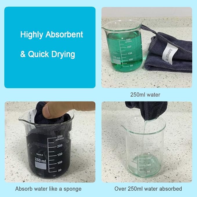 Microfiber Cleaning Cloth Ultra Absorbent & Soft Micro Fiber Cloth - Image 5