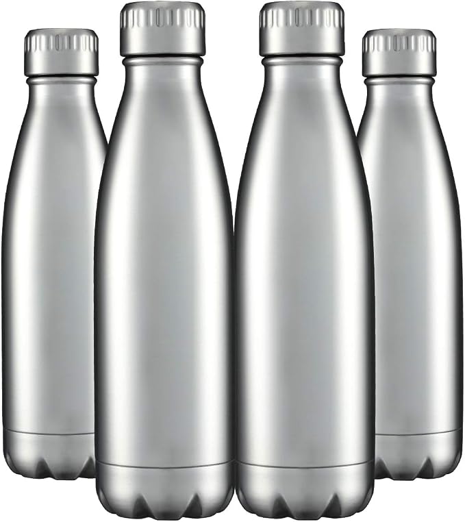 HASLE OUTFITTERS 17oz Stainless Steel Water Bottles Bulk, Vacuum Insulated by HASLEOUTFITTERS
