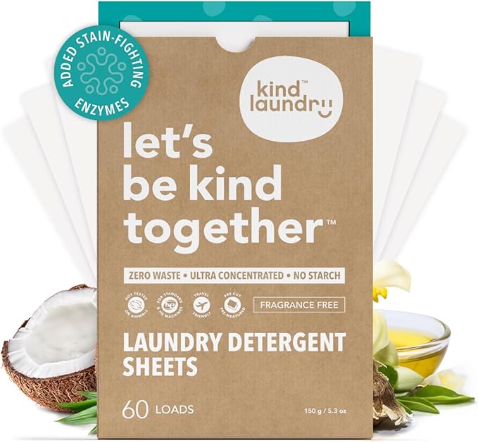 Kind Laundry Detergent Sheets by KINDLAUNDRY